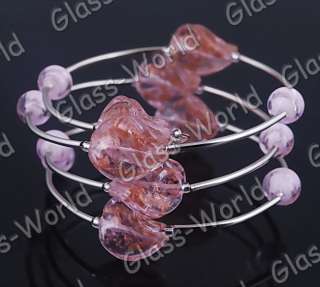 9strands Charms Glass Bead Handwork Spring Bracelets  