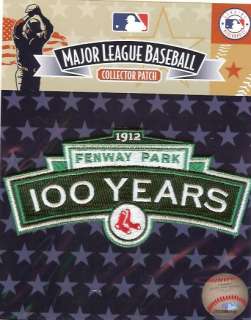 2012 Boston Red Sox Fenway Park 100th Anniversary Logo Patch 100% 
