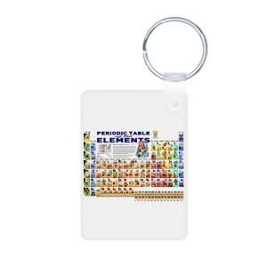   Photo Keychain Periodic Table of Elements with Graphic Representations