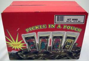 Hot Mama Pickle Pickles In A Pouch Box of 12 Van Holten  