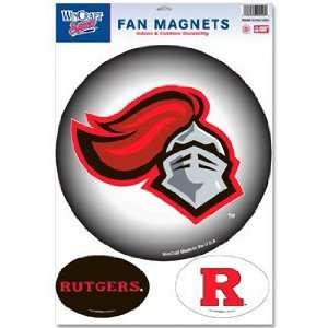  NCAA Rutgers Scarlett Knights Car Magnet Set: Sports 