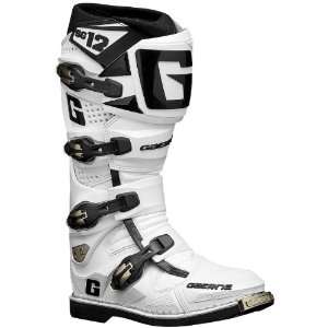  Gaerne SG 12 Boots , Size 8, Color White XF45 5355 Automotive