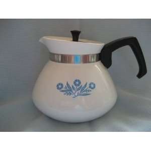  Vintage Corningware Tea Pot 6 cup Teapot with Metal Lid 