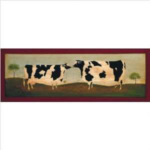  WeatherPrint 6022 Kissing Cows Outdoor Art   Warren Kimble 