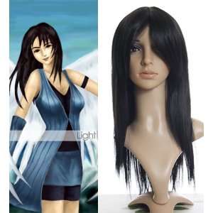 Cosplayland   60cm straight black Final Fantasy Rinoa Wig like real 