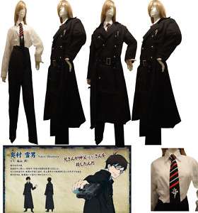Ao no Blue Exorcist Yukio Okumura cosplay costume  