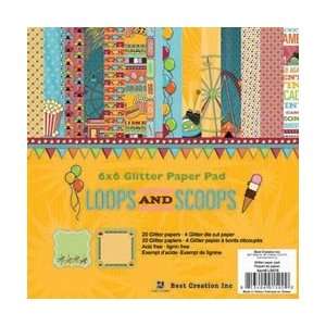  Loops & Scoops Double Sided Cardstock Pack 6X6 24 Sheets 
