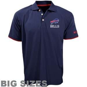  Buffalo Bills Navy Blue Spiral Pass Big Sizes Polo: Sports 