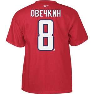   Ovechkin Capitals Reebok NHL Player Country T Shirt: Sports & Outdoors