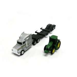  John Deere Construction Semi Truck with Tractor: Toys 