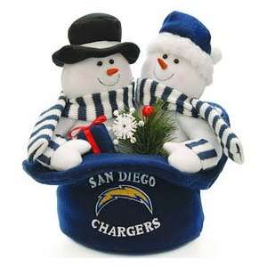  San Diego Chargers Snowmen Top Hat: Sports & Outdoors