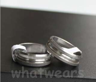 Metrosexual Korea Style Titanium Steel Simple Design Ring 5 Size SJ05 
