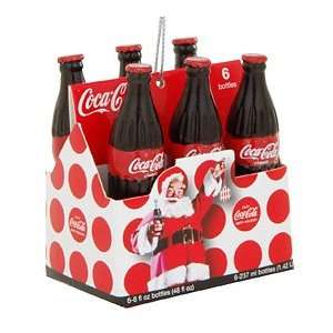  Coca Cola Six Pack Bottle Ornament
