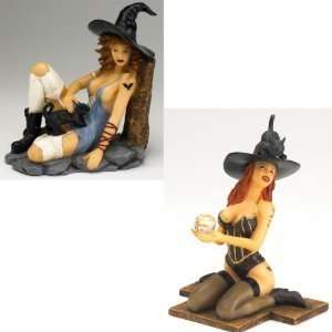  Xoticbrands 7.5 Sexy Witch Coven Collection Statue   2 