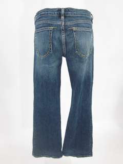 HARLOW JEANS Distressed Bridget Blue Jeans Denim 28  