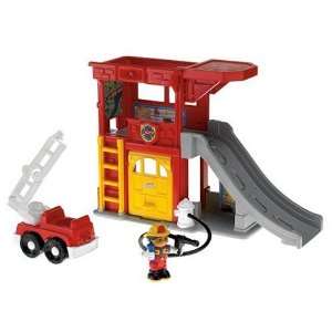  Fisher Price Rescue Ramps Fire Station: Toys & Games