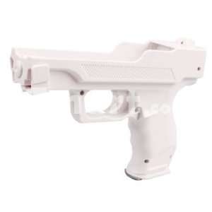   Plus Function Vibration Laser Gun with for Wii White Video Games