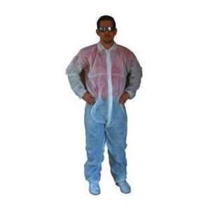  Disposible Poly Coveralls Plastic Suit   XXLarge