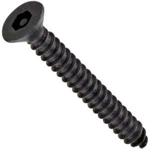 Black Oxide Alloy Steel Tamper Resistant Sheet Metal Screw, USA Made 