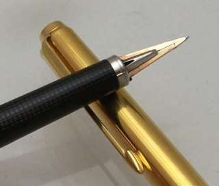 Vintage 1970s PARKER 180 IMPERIAL Gold Plated Fountain Pen X/M  