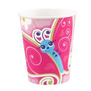    Flutterby Butterflies 9 oz. Paper Cups (8 count): Everything Else