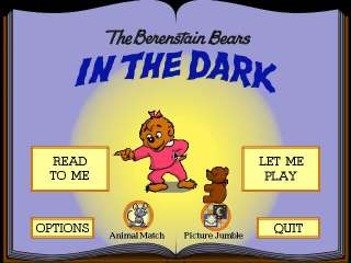 The Berenstain Bears In The Dark PC MAC CD sleep more soundly learn 