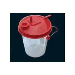  SUCTION KITS & TUBING 80cc Hydrophobic Canister, Red Top 