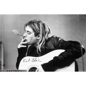  Music   Alternative Rock Posters Kurt Cobain   Smoking 