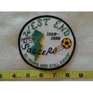West End Ewing New Jersey Soccer Patch