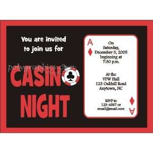  Casino Night Party Invitations: Toys & Games