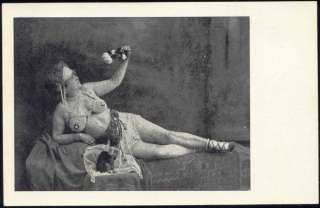 Circus FREAK, Woman with Full Body TATTOO (1910s)  