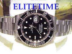 ROLEX STEEL SUBMARINER DATE Z SERIAL 16610 BOX/PAPER COPY ETC 