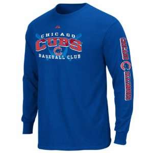  Chicago Cubs Blue Monster Play Long Sleeve T Shirt Sports 