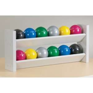   Double level soft grip ball rack Item# 8109: Health & Personal Care