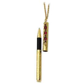 1928® Goldtone Crystal 4.5 Pen 30 Necklace Accessory  