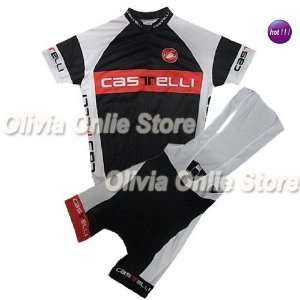  2011 castelli short sleeve cycling jersey and bib shorts s 