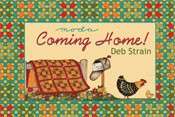 MODA Fabric ~ COMING HOME ~ by Deb Strain   Apples / Barn Red   by 1/2 