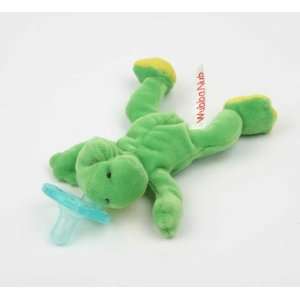  WubbaNub Green Frog w/Soothie Pacifier 0 6months: Baby