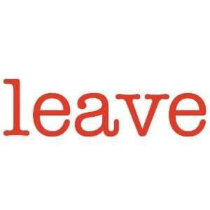  leave Giant Word Wall Sticker: Home & Kitchen