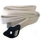 WHITE YOGA SPORT TRAINNING BELT STRAP COTTON NEW 170*3.6 cm FITNESS