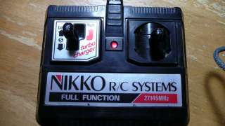 ON SALE Nikko Ferrari Testarossa RC Car 27Mhz 1985 Radio Control Good 
