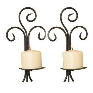  Wrought Iron Wall Sconce Set of 2: Home & Kitchen