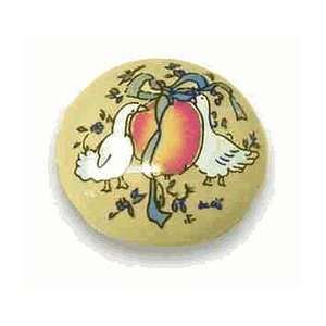   Knob Geese With Blue Ribbon 1 5/16 AM 14206AL: Home Improvement