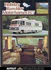 1977 Holiday Rambler Motorhome RV Brochure
