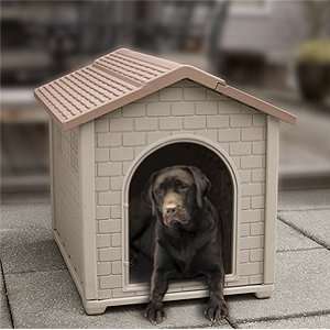 Simply Life Medium Plastic Dog House w/ Removable Latching Door All 