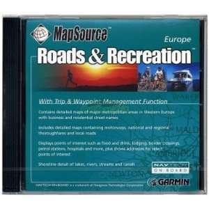  Garmin Roads and Recreation Europe CD ROM (Windows) GPS 