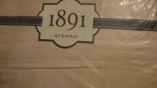 1891 SFERRA SIGNATURE SATEEN FLAX CAL KING SHEET SET  