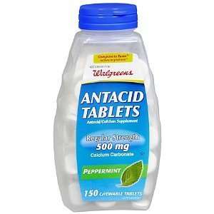 Walgreens Regular Strength Antacid/Calcium Supplement Chewable Tablets 