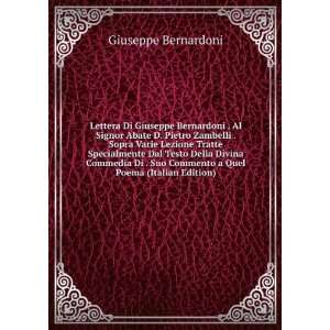   Commento a Quel Poema (Italian Edition) Giuseppe Bernardoni Books