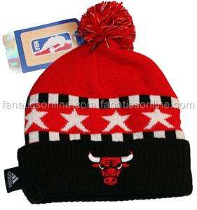 Chicago Bulls Baby Newborn ish Toddler Knit Beanie Hat Cap with Pom 